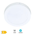 Downlight superficie LED redondo Tikan 18W 6500K Blanco