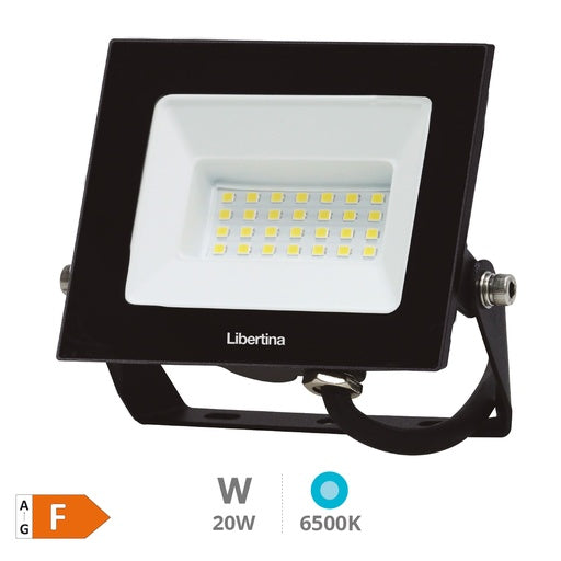 Proyector LED 20W 6500K IP65 Negro - Libertina REF: 202600103